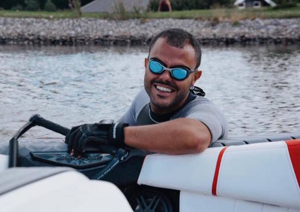 Daniele Cassioli ai Mondiali di sci nautico paralimpico