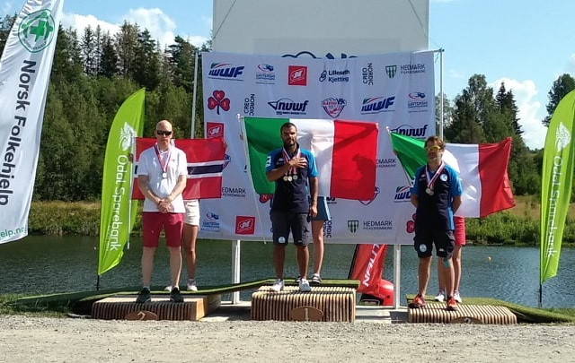 Daniele Cassioli ai Mondiali di sci nautico paralimpico