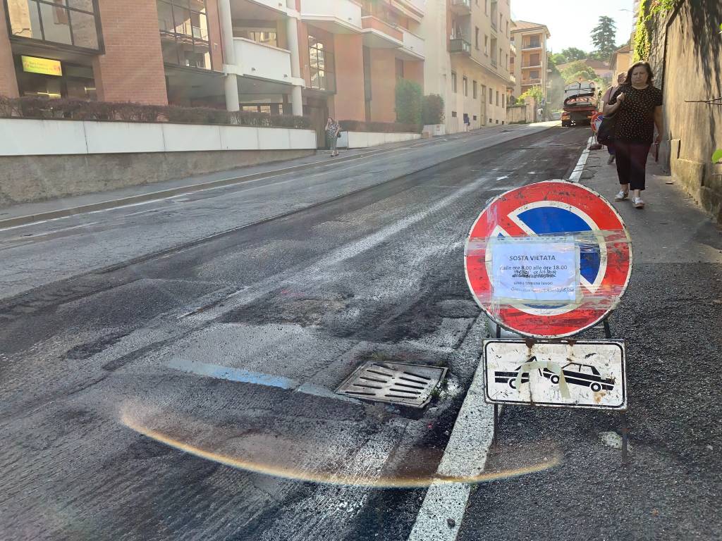 Cominciano i lavori stradali in via Maspero