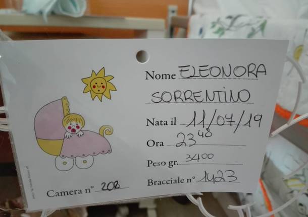 Benvenuta Eleonora!