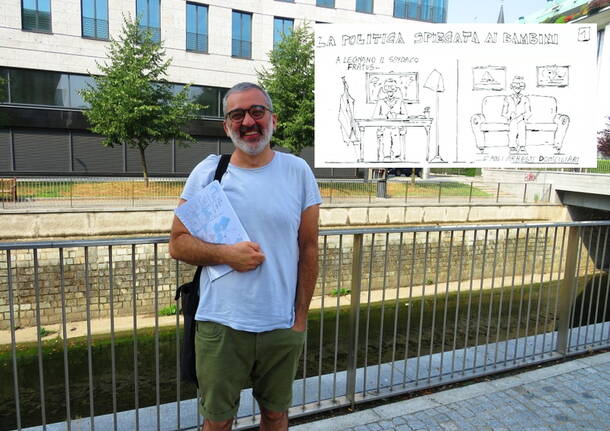 Il fumetto dell’architetto Lovati: “La politica spiegata ai bambini”,