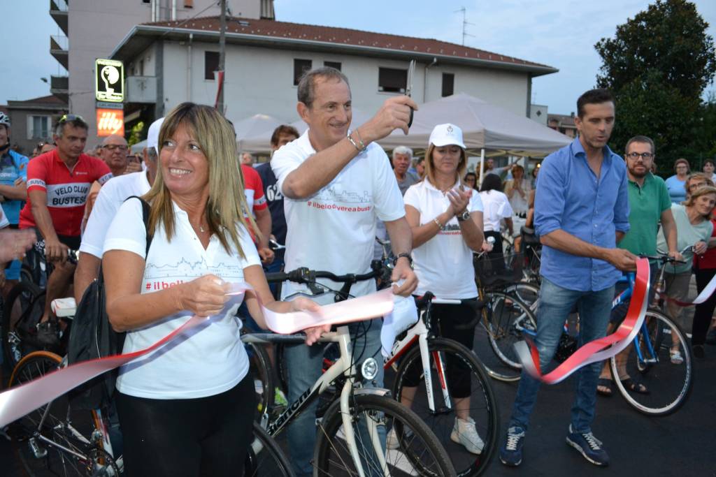 L'inaugurazione di via Lonate