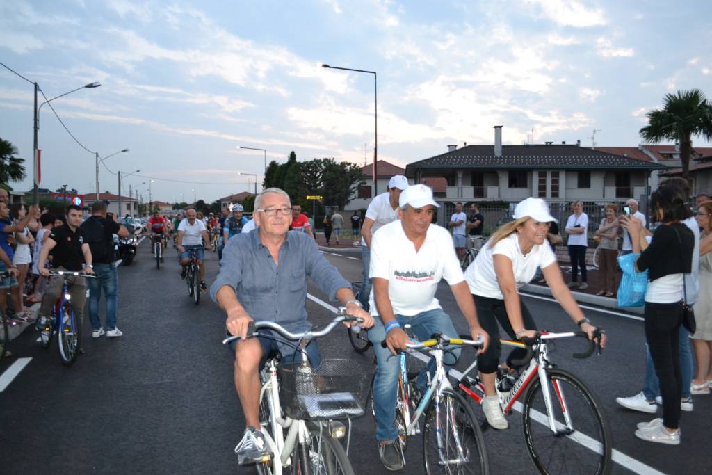 L'inaugurazione di via Lonate