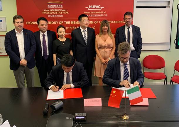 Parte da Hupac il primo treno per la Cina