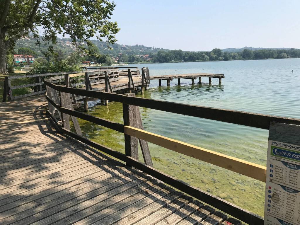 Pontile di gavirate reastaurato