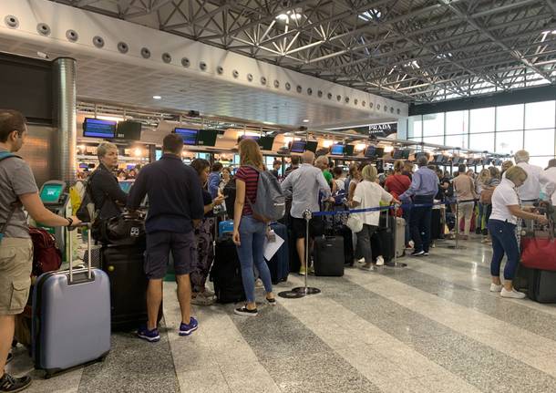 Primo giorno di voli da Linate a Malpensa 