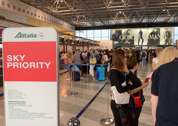 Primo giorno di voli da Linate a Malpensa 