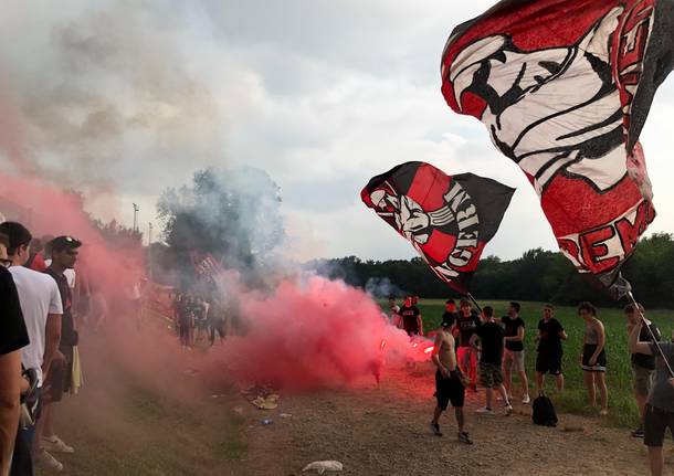 Il Milan in ritiro a Milanello