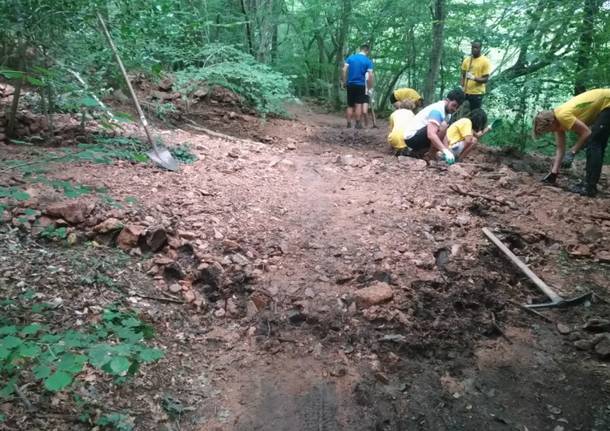 Camp di volontariato con Legambiente Varese Luglio 2019