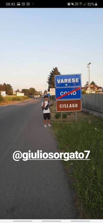 Una notte in cammino da Castiglione Olona a Milano