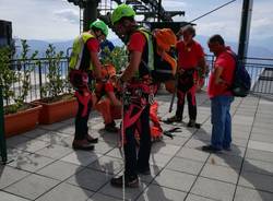 Soccorso alpino in azione al sasso del ferro