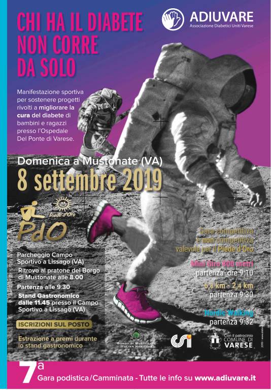 \"Chi ha il diabete non corre da solo\"