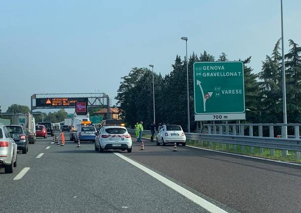 incidente autostrada gallarate