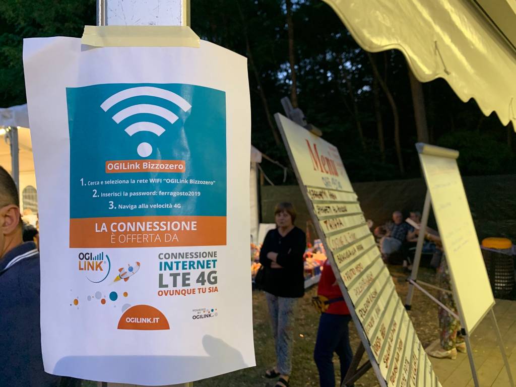 La festa di Bizzozero ha il Wifi
