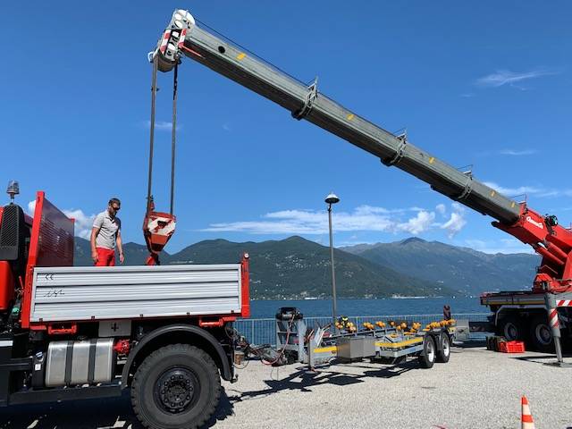 Lago Maggiore, si cerca lo scomparso col robot