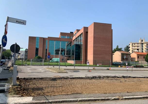 lavori parcheggio multipiano tribunale busto arsizio agosto 2019