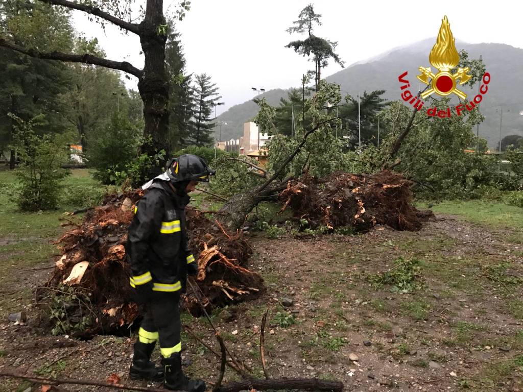 Maltempo sull'Alto Varesotto, 12 agosto 2019 