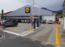 Parcheggi Lidl: le sbarre