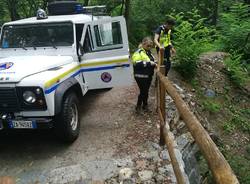 Parco del Campo dei Fiori, sopralluogo della Protezione Civile Valtinella