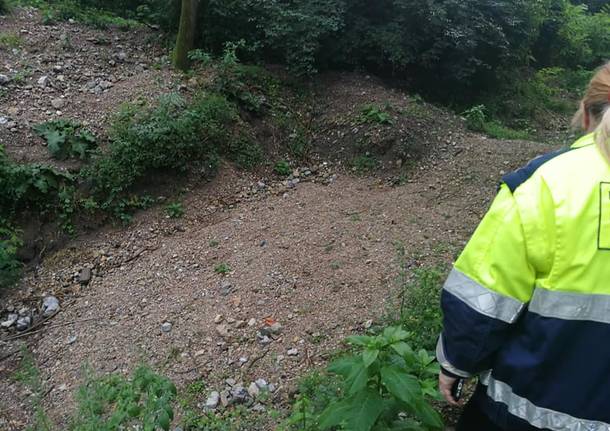 Parco del Campo dei Fiori, sopralluogo della Protezione Civile Valtinella