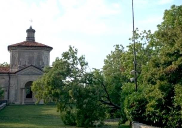 Sacro Monte, maltempo