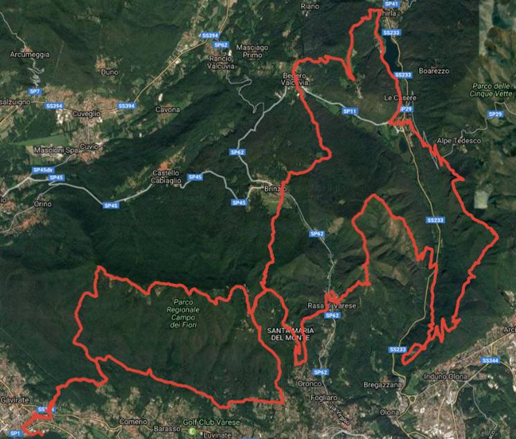 Campo dei Fiori Trail 2019 - I Tracciati