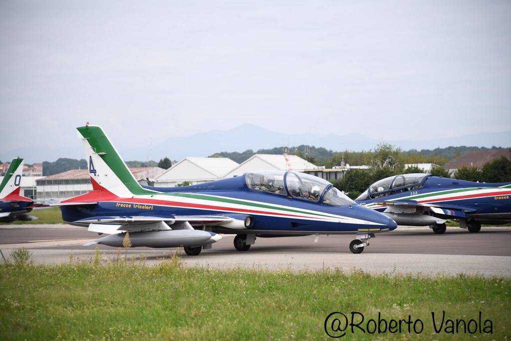 Le Frecce Tricolori a Venegono