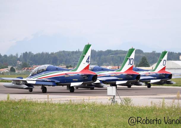 Le Frecce Tricolori a Venegono