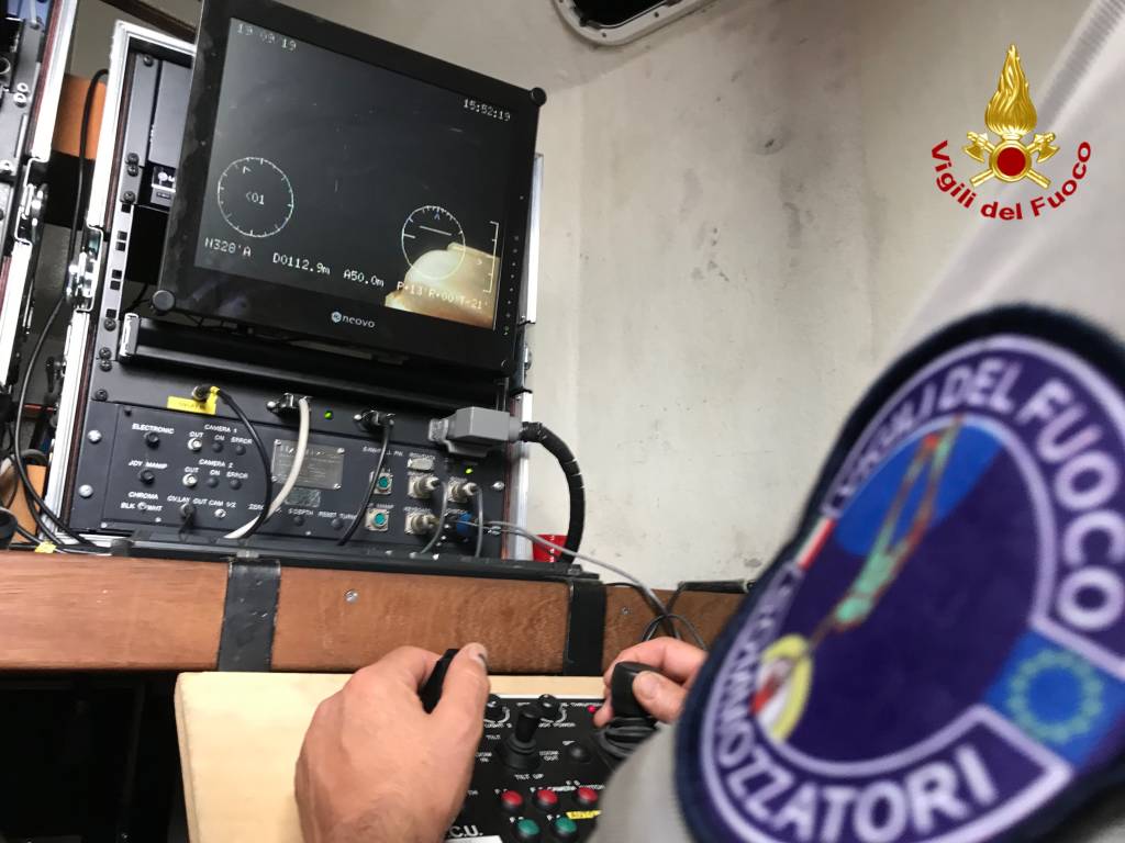 Il sottomarino dei Vigili del Fuoco