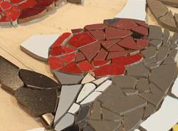 La scuola di mosaico nella sacrestia della chiesa