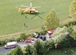 Castelseprio - Incidente Sp20 - foto di Alessandro Gorla e Vigili del fuoco