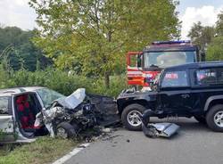 Castelseprio - Incidente Sp20 - foto di Alessandro Gorla e Vigili del fuoco