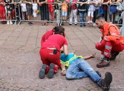 Croce Rossa, festa in centro a Varese (foto Luca Leone)