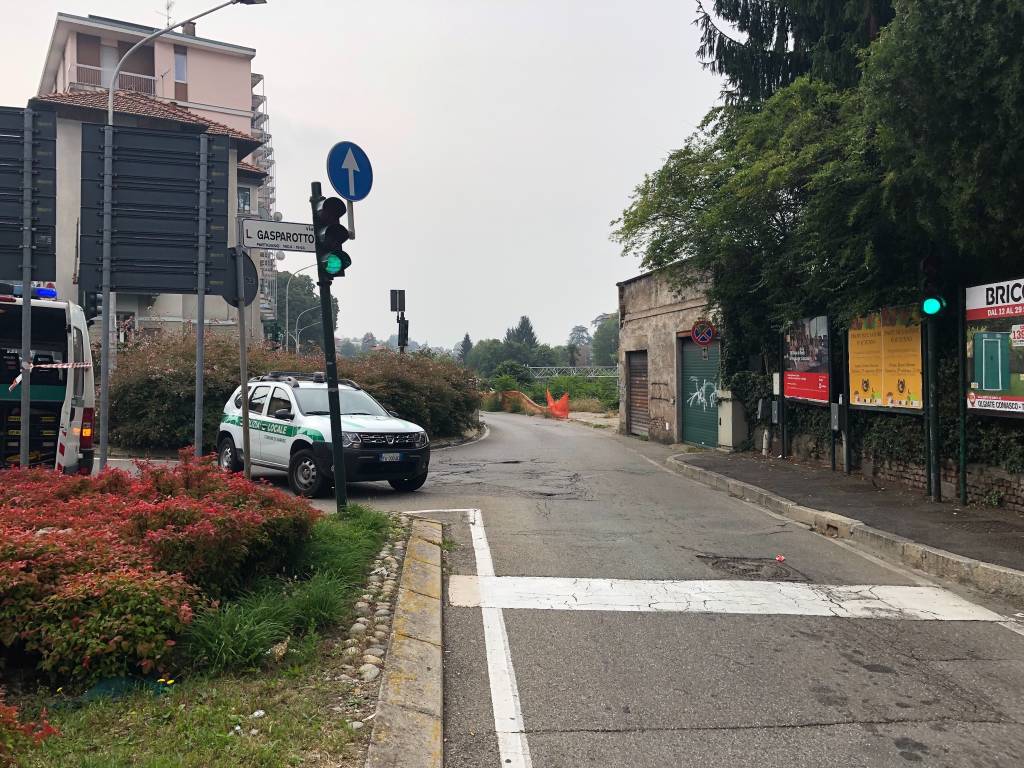 Crollo edificio viale Borri
