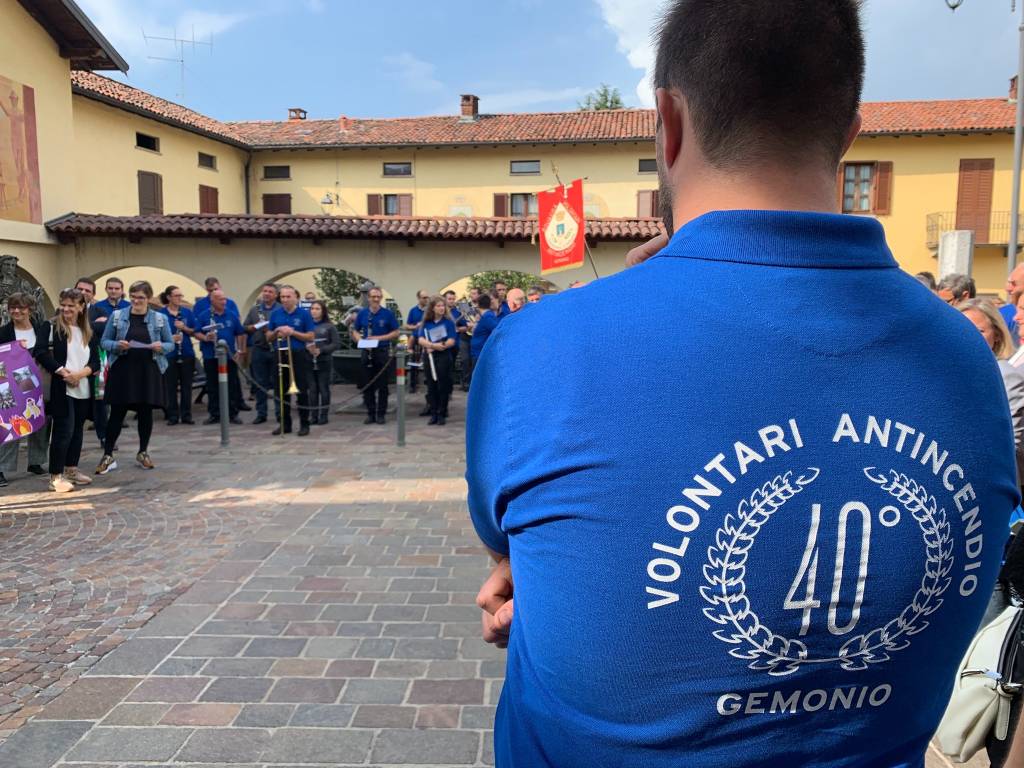 I 40 anni della Squadra Antincendio di Gemonio 