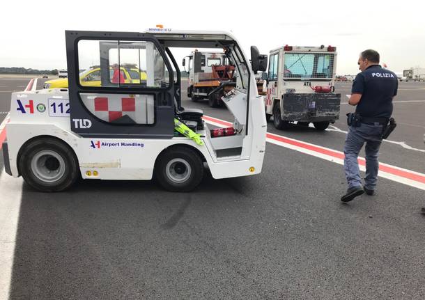 Incidente piazzale Malpensa 20 settembre 2019