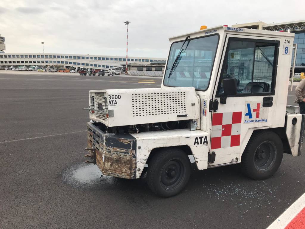 Incidente piazzale Malpensa 20 settembre 2019