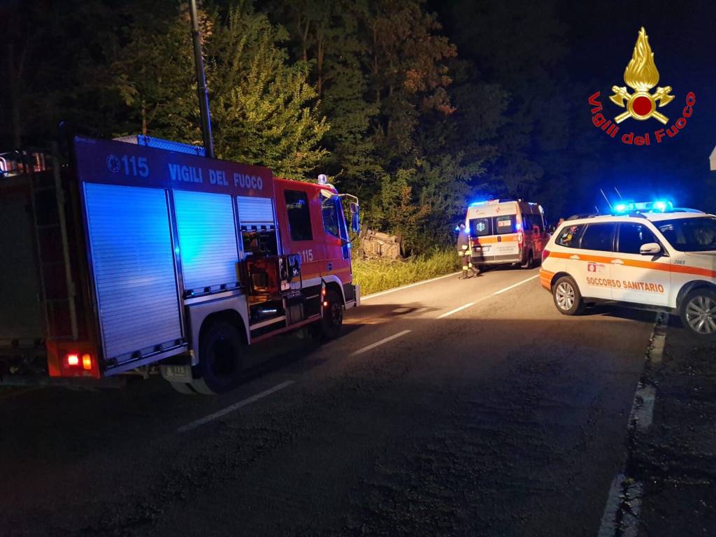 Incidente Varano Borghi - foto dei Vigili del Fuoco