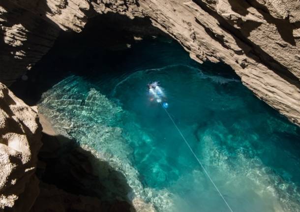 Nella Grotta dei Giganti con il Gruppo Speleologico Prealpino