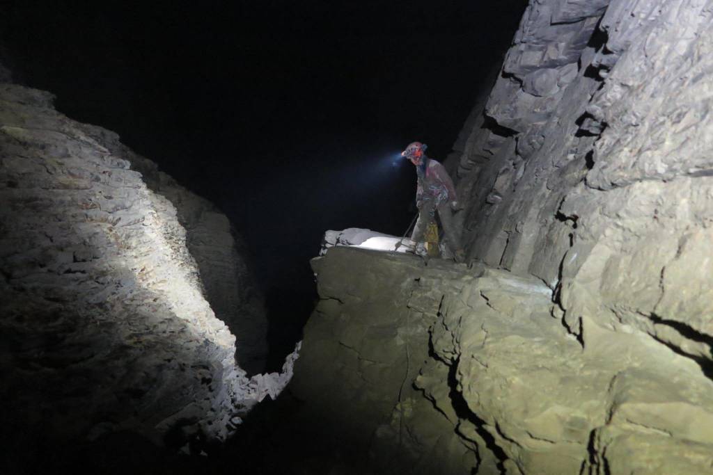 Nella Grotta dei Giganti con il Gruppo Speleologico Prealpino