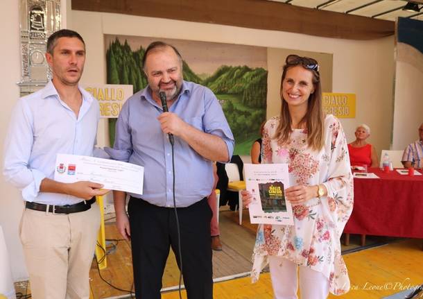 Porto Ceresio: la premiazione del concorso Giallo Ceresio 2019
