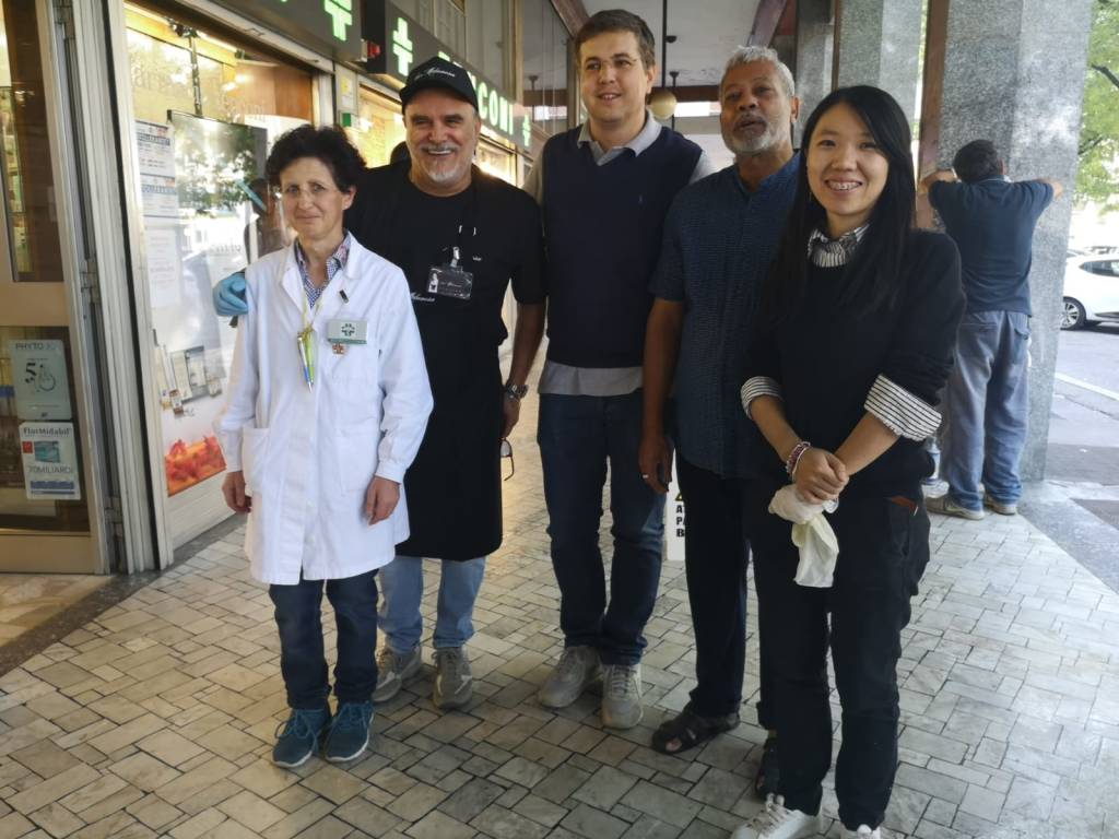 Pulizie portici Gallarate