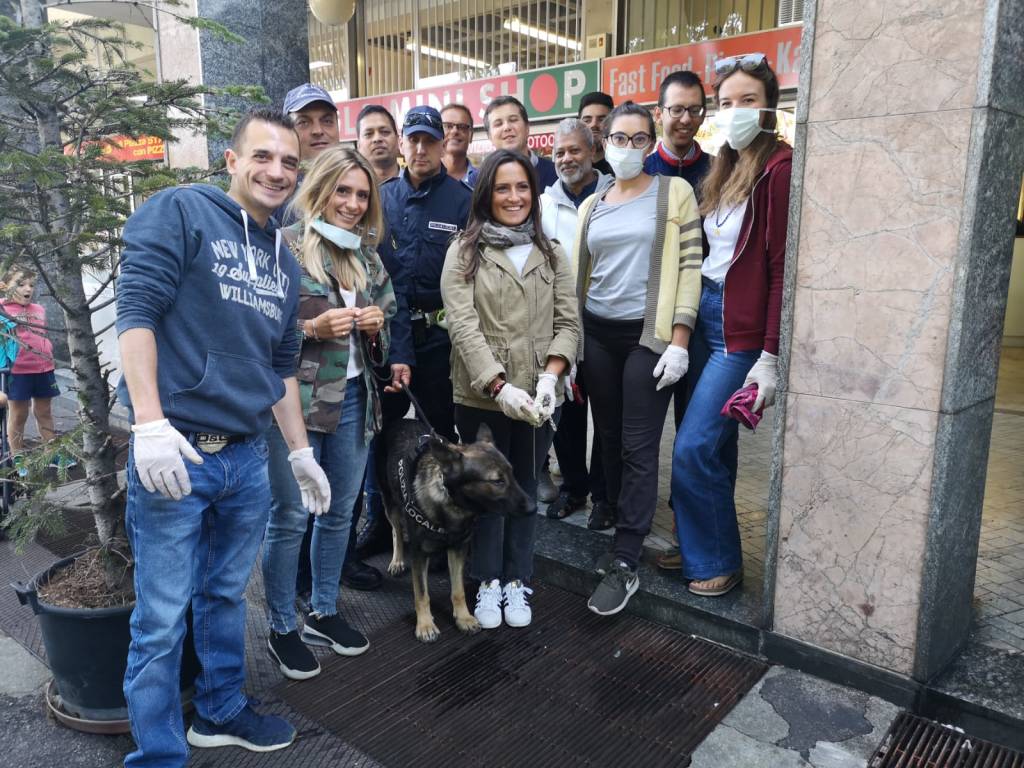 Pulizie portici Gallarate