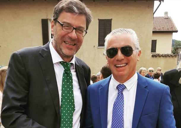 Giancarlo Giorgetti Luigi Simonetta foto Instagram