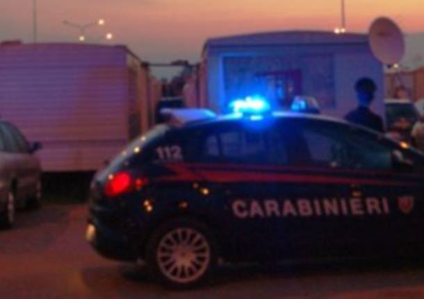 carabinieri campo nomadi busto arsizio