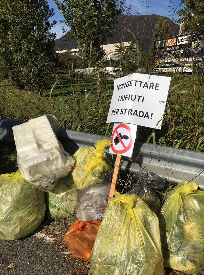 Ripulita la sp1 tra Gavirate e Gemonio