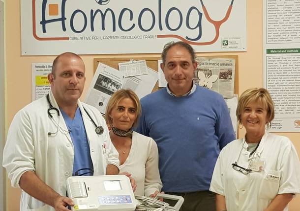 donazione al reparto di oncologia diretto dalla dottoressa Pinotti