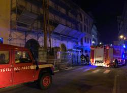 Incendio ad una mansarda in Piazza Garibaldi