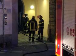 Incendio ad una mansarda in Piazza Garibaldi 