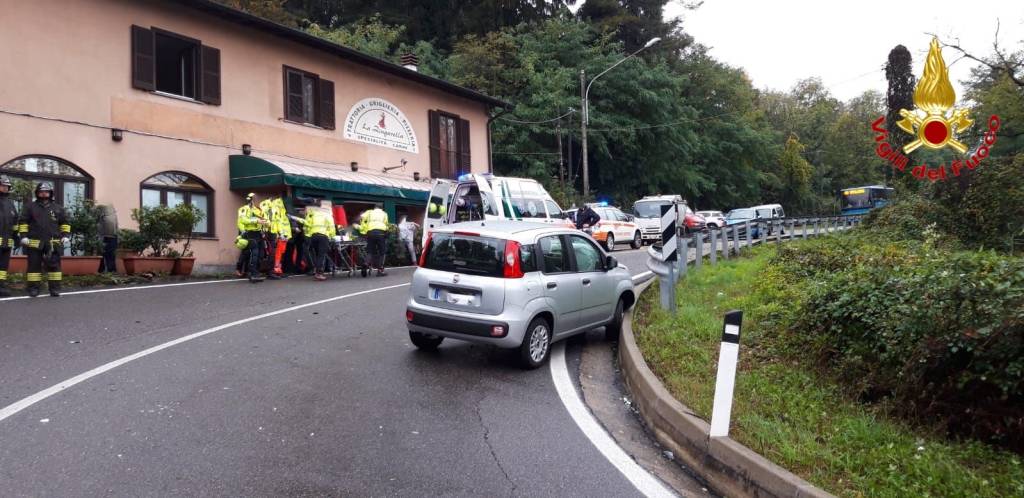 Incidente sulla strada statale 233